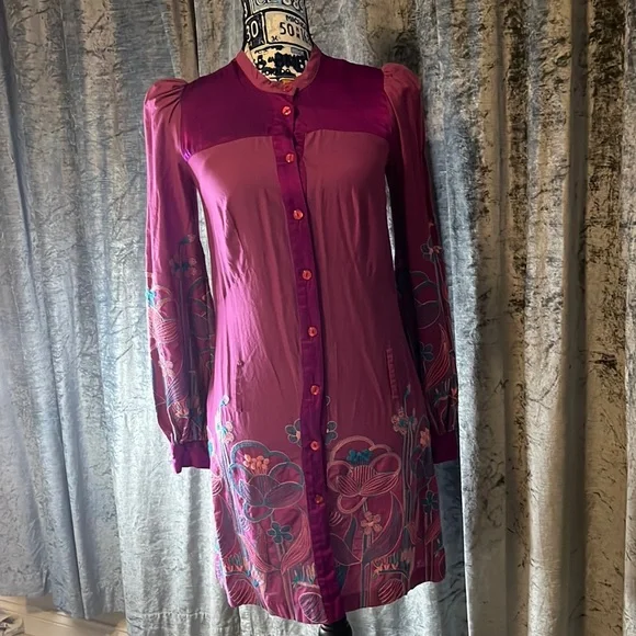 Heatherette hand embroidered dress size 2 - Picture 1 of 4